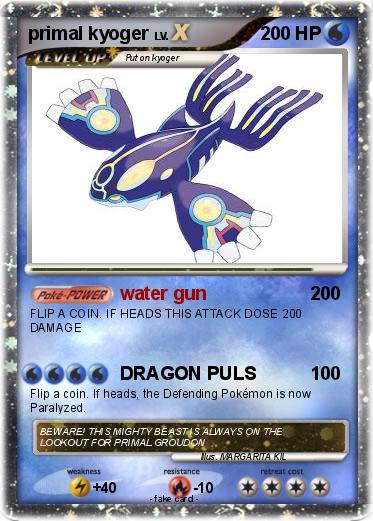 Pokemon primal kyoger