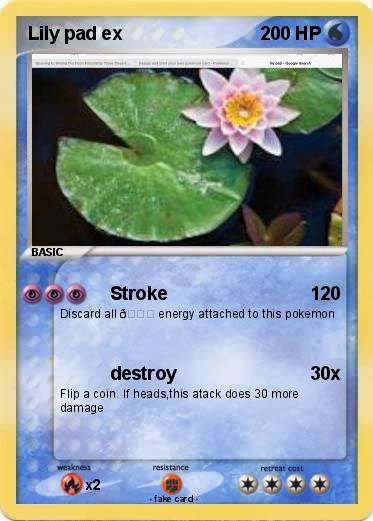 Pokemon Lily pad ex