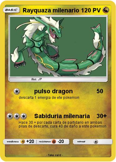 Pokemon Rayquaza milenario