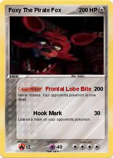 Pokemon Foxy The Pirate Fox