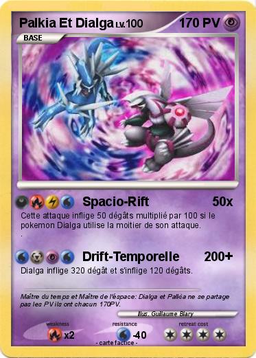 Pokemon Palkia Et Dialga