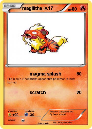 Pokemon magilithe lv.17