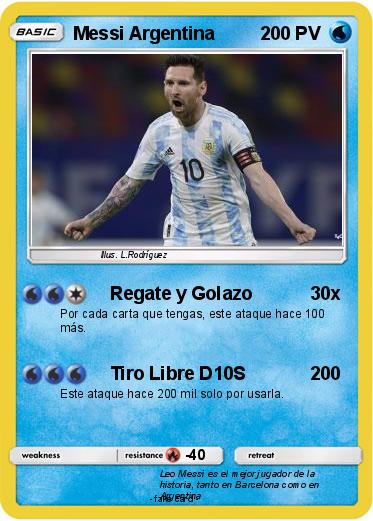 Pokemon Messi Argentina
