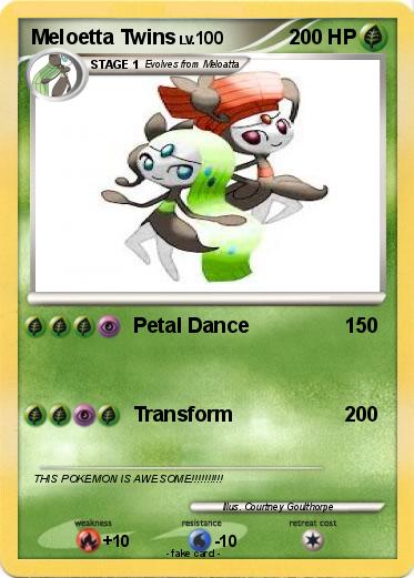 Pokemon Meloetta Twins