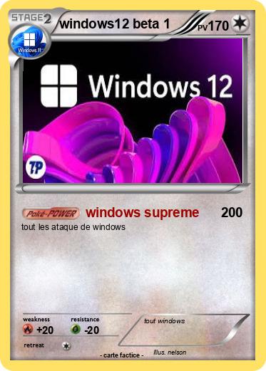 Pokemon windows12 beta 1