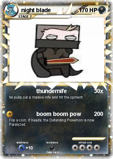 Pokemon night blade