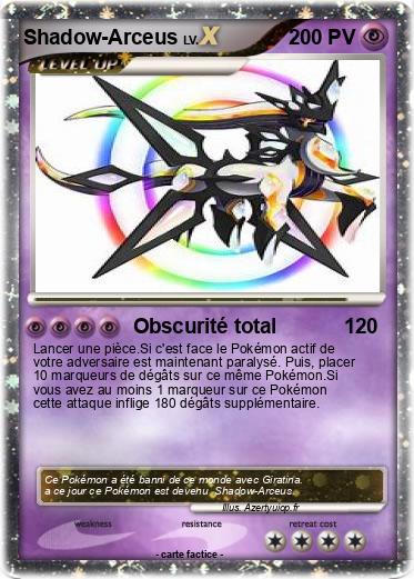 Pokemon Shadow-Arceus