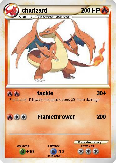 Pokemon charizard