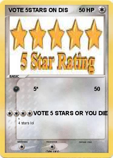 Pokemon VOTE 5STARS ON DIS