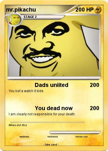 Pokemon mr.pikachu