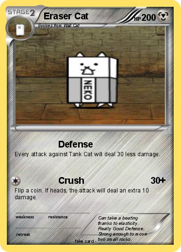 Pokemon Eraser Cat
