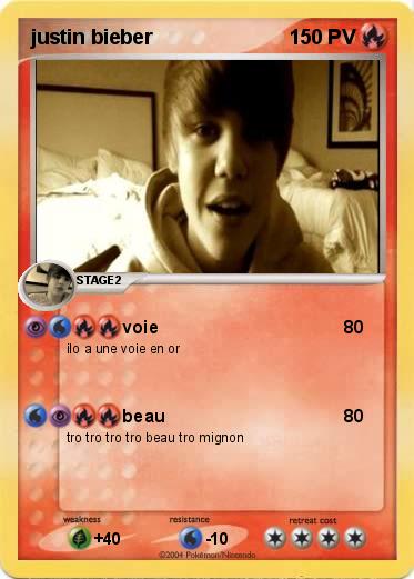 Pokemon justin bieber