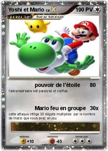 Pokemon Yoshi et Mario
