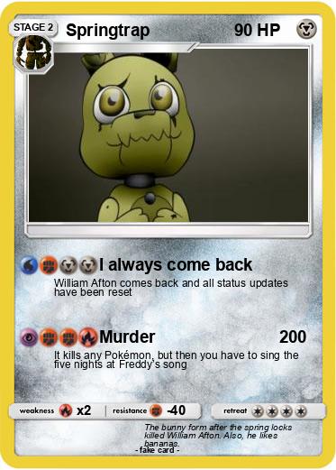 Pokemon Springtrap