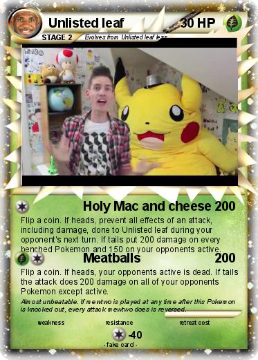 Pokemon Unlisted leaf