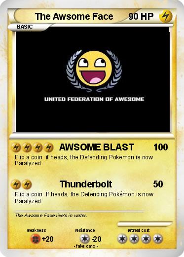 Pokemon The Awsome Face