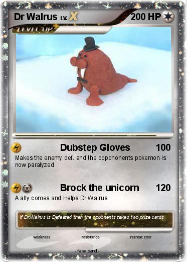 Pokemon Dr Walrus