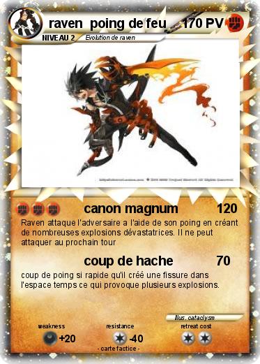 Pokemon raven  poing de feu