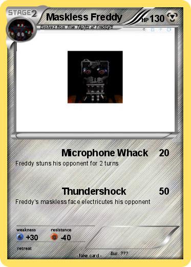 Pokemon Maskless Freddy