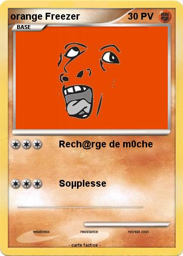 Pokemon orange Freezer