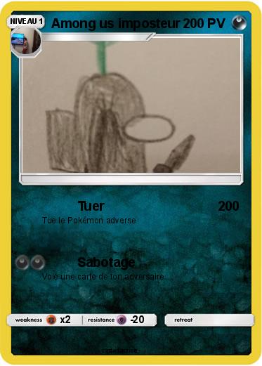 Pokemon Among us imposteur