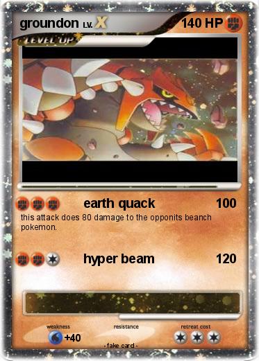 Pokemon groundon
