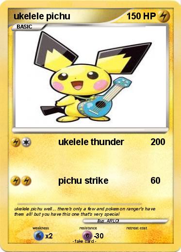 Pokemon ukelele pichu