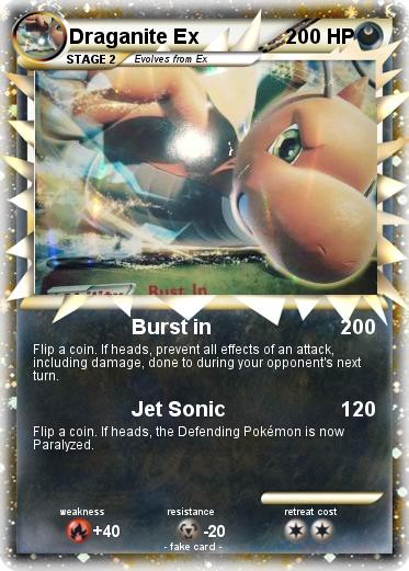 Pokemon Draganite Ex