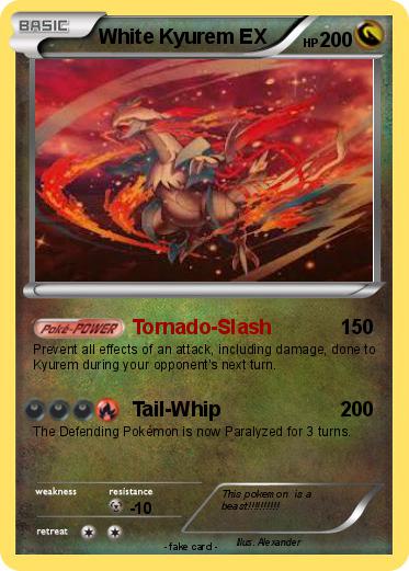 Pokemon White Kyurem EX