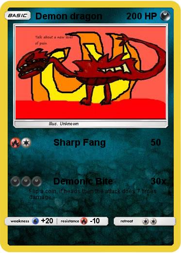 Pokemon Demon dragon