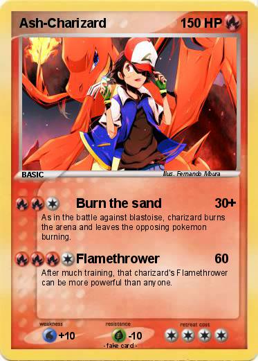 Pokemon Ash-Charizard