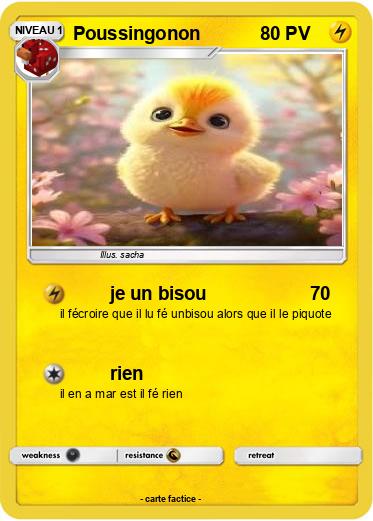 Pokemon Poussingonon