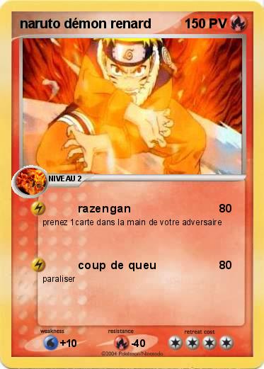 Pokemon naruto démon renard