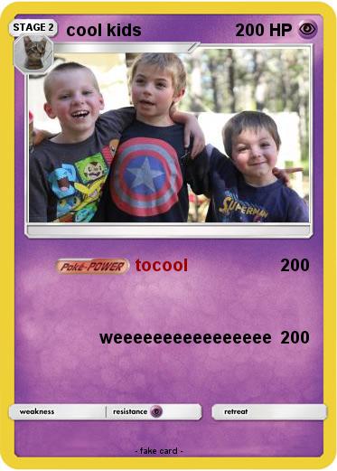 Pokemon cool kids