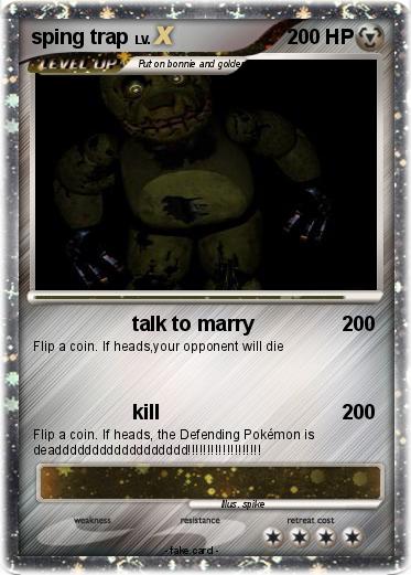 Pokemon sping trap