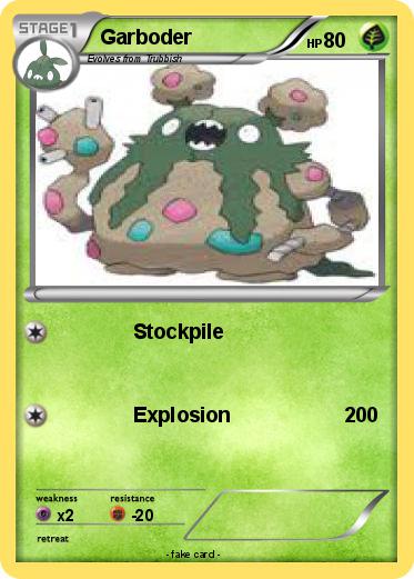 Pokemon Garboder