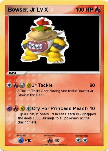 Pokemon Bowser. Jr Lv X