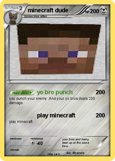 Pokemon minecraft dude