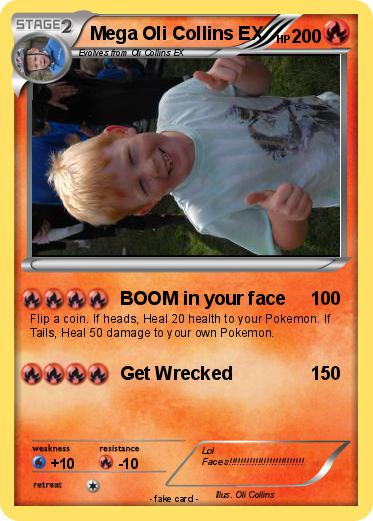 Pokemon Mega Oli Collins EX