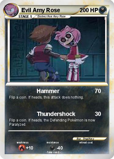 Pokemon Evil Amy Rose