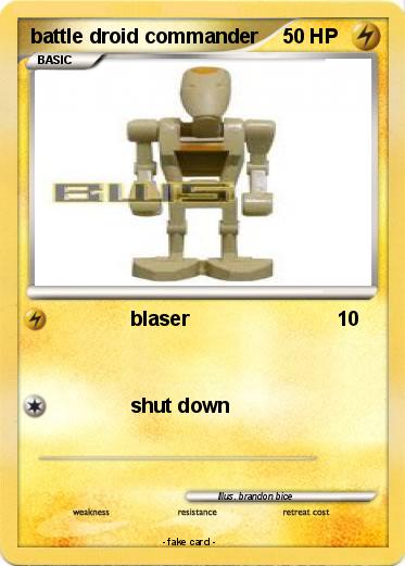 Pokemon battle droid commander