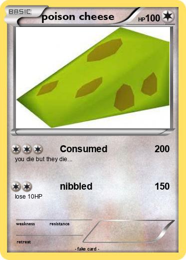 Pokemon poison cheese