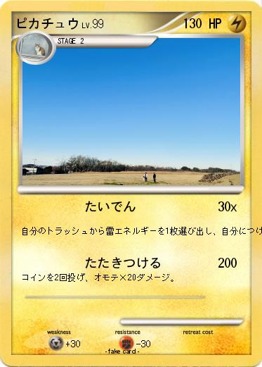 Pokemon ピカチュウ