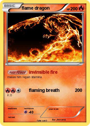 Pokemon flame dragon
