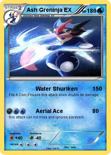 Pokemon Ash Greninja EX