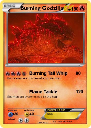 Pokemon Burning Godzilla