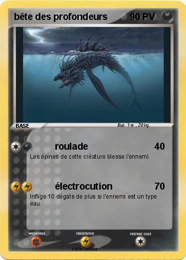 Pokemon bête des profondeurs