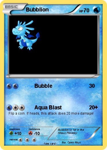 Pokemon Bubblion