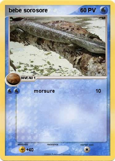 Pokemon bebe sorosore