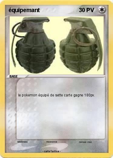 Pokemon équipemant
